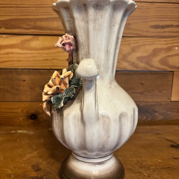 Antique Capodimonte Porcelain Vase 1940's - Picture 3 of 9